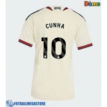 Fotballdrakt Dame Manchester United Matheus Cunha #10 Tredjedrakt 2026-27 Kortermet